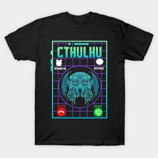 Funny The Call Of Cthulhu Dark Occult Goth Pun T-Shirt